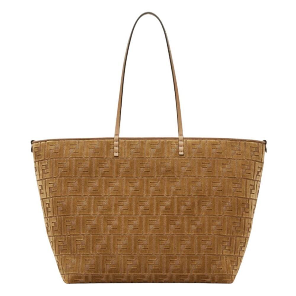 NEW FENDI ROLL LARGE LOGO FF CARRY ALL SHOPPER TOTE BAG NWT AUTHENTIC! - Picture 3 of 15